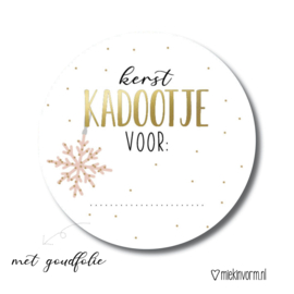 Sticker | Kerstkadootje voor..