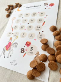 Sint en Piet | Aftelkalender