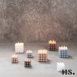 Kaars | Cube wit