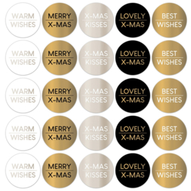 Stickers | Wit goud zwart