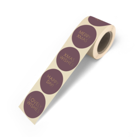 Stickers | Tekst paars