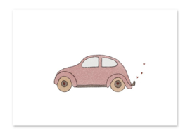 Kaart | Auto roze