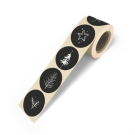 Stickers | Zwart print