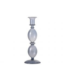 Kandelaar | Blauw glas