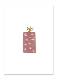Kaart | Cadeau (roze)