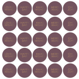 Stickers | Tekst paars