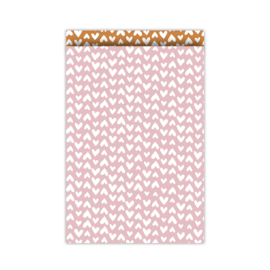 Cadeauzakjes M | Hartjes Roze