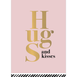 Kaart | Hugs and kisses