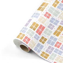 Inpakpapier | Sint cadeau kleur