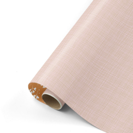 Inpakpapier | Lijn roze, goud, hartjes