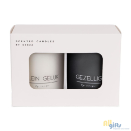 Cadeau | Set van 2 geurkaarsen