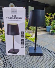 Lamp | Schemerlampje zwart led