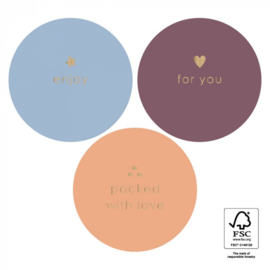 Stickers | Multi letters goud