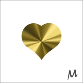 Stickers | Hartje goud glans