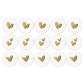 Stickers | Hartjes goud
