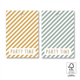 Cadeaulabels | Streepjes