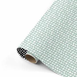 Inpakpapier | Etnic Triangles (salie)