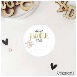 Sticker | Kerstkadootje voor..