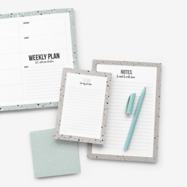 Notitieblok | Sneeuwvlok mint