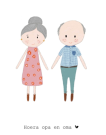 Kaart | Hoera opa en oma