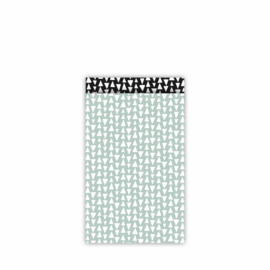 Cadeauzakjes S | Driehoekjes (salie)