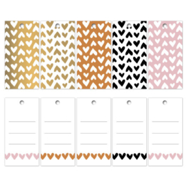 Cadeaulabels | Hartjes