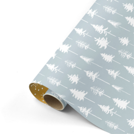 Inpakpapier | Lovely Trees (blauw)