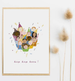 Kaart | Hiep hiep hoera
