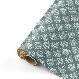 Inpakpapier | Dennenappel groen