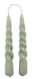 Kaars | Swirl mini groen