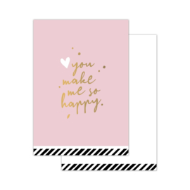 Minikaart | You make me so happy