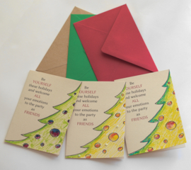 Christmas cards with a different message