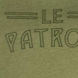 Le Patron logo tee- groen