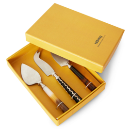 HK LIVING Cheese Knives Havana (Set Of 3)