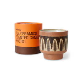 HK LIVING 70s ceramics: scented candle kyoto