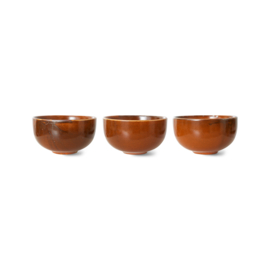 HK LIVING Chef ceramics: bowl burned orange