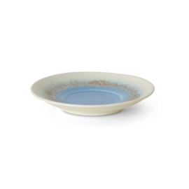 HK LIVING Servies 70S Ceramics: Saucers Ocean   azure PER STUK