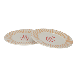 LA DOLCE VITA BORDJES PERZIK  SET 2
