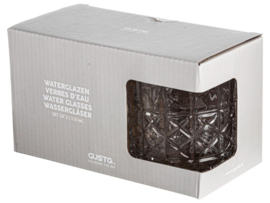 GUSTA WATERGLAZEN SET VAN 2