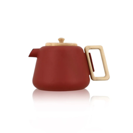 OGO  Viggo theepot 1000ml in  gietijzer met houten handvat en deksel