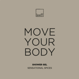 LEEFF SHOWER GEL SENSATIONAL SPICES - MOVE YOUR BODY