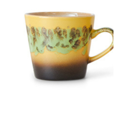 HK LIVING 70S Ceramics: americano mug sungreen