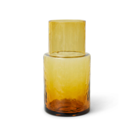 HK LIVING TUBE CARAFE AMBER