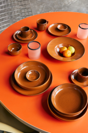 HK LIVING Chef ceramics: bowl burned orange