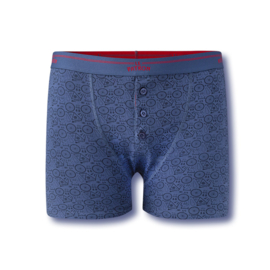 LE PATRON- Boxers Bicyclette -jeans blauw en grijs