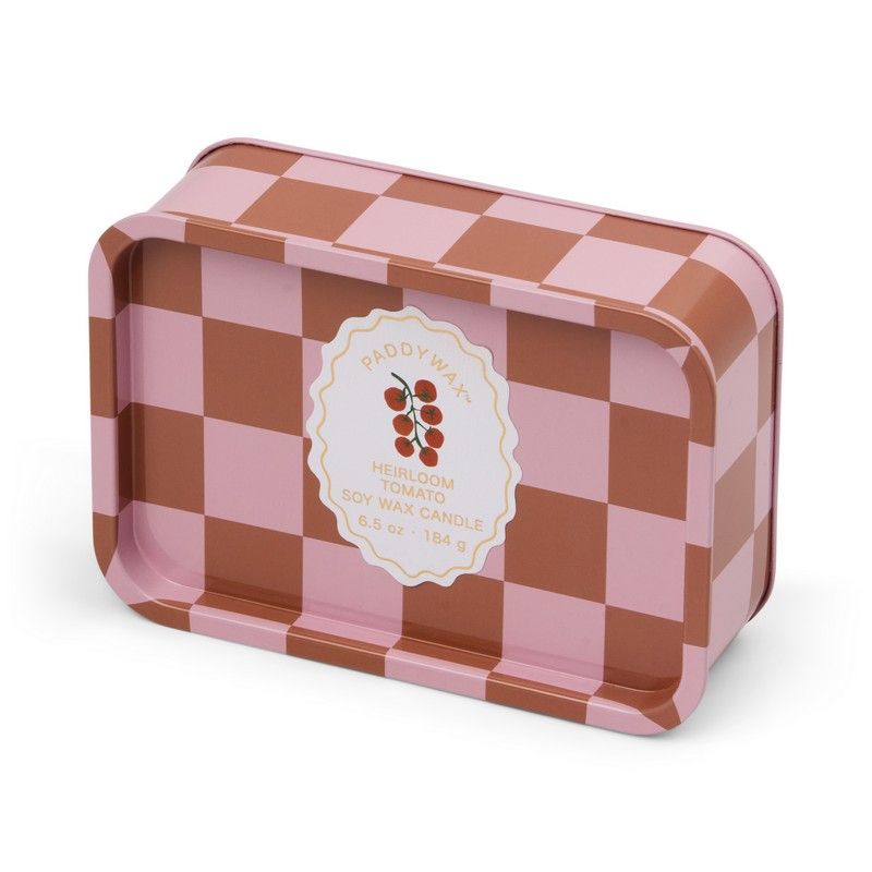 A Dopo Tomato Printed Tin Candle - Heirloom Tomato