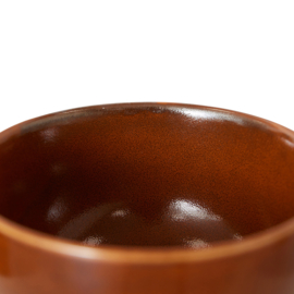 HK LIVING Chef ceramics: bowl burned orange