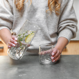 LEEFF DUBBELWANDIG GLAS DAAN, SET VAN 2