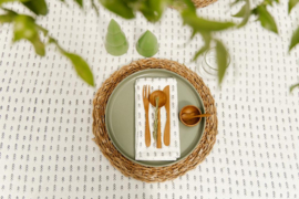 Servet Gerecycled pine tree – Set/4