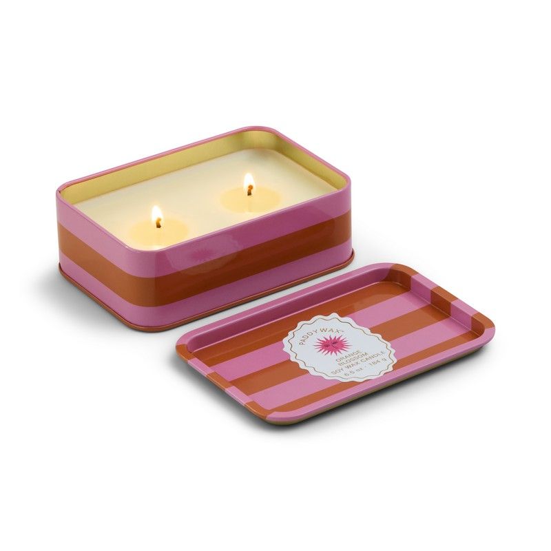 A Dopo  Sun Printed Tin Candle - Orange Blossom